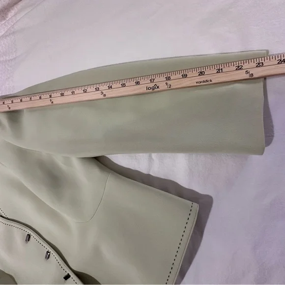 Tahari Jacket Green Pistachio Size 16P - Picture 7 of 12